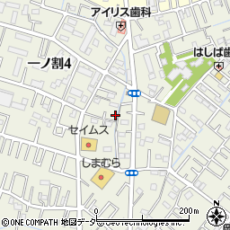 埼玉県春日部市一ノ割4丁目6-7周辺の地図