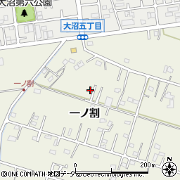 埼玉県春日部市一ノ割1340周辺の地図