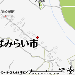 茨城県つくばみらい市戸茂432周辺の地図