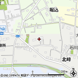 埼玉県坂戸市北峰83周辺の地図