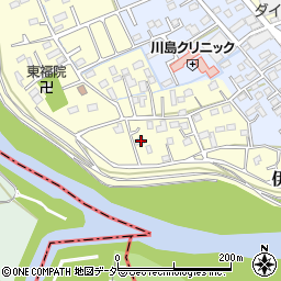 埼玉県比企郡川島町下伊草180周辺の地図