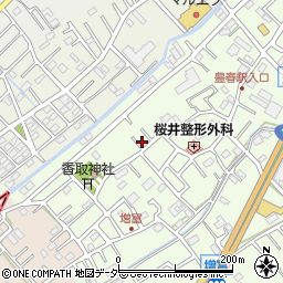 埼玉県春日部市増富53-9周辺の地図