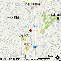 埼玉県春日部市一ノ割4丁目6-8周辺の地図