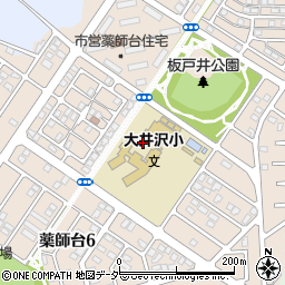 茨城県守谷市薬師台周辺の地図