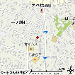 埼玉県春日部市一ノ割4丁目6-9周辺の地図