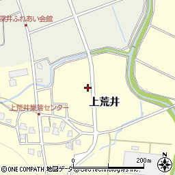 福井県大野市上荒井周辺の地図