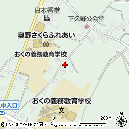 茨城県牛久市久野町661周辺の地図