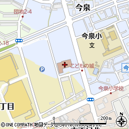 上尾市児童館こどもの城周辺の地図