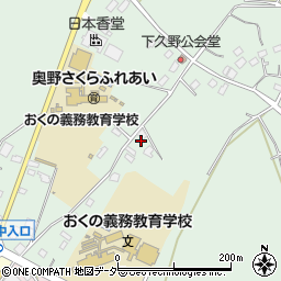 茨城県牛久市久野町659周辺の地図