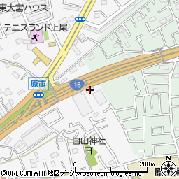 埼玉県上尾市原市3918-1周辺の地図