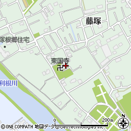 埼玉県春日部市藤塚455周辺の地図