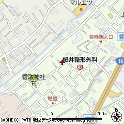 埼玉県春日部市増富51-10周辺の地図