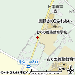 茨城県牛久市久野町989周辺の地図