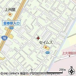埼玉県春日部市増富464周辺の地図