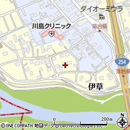 埼玉県比企郡川島町下伊草197周辺の地図