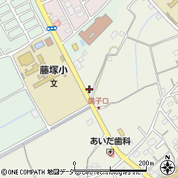 埼玉県春日部市銚子口334周辺の地図
