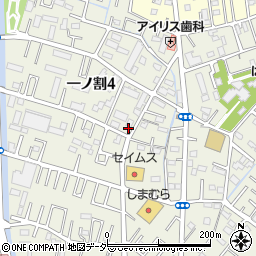 埼玉県春日部市一ノ割4丁目5-8周辺の地図