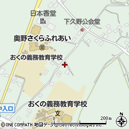 茨城県牛久市久野町660周辺の地図