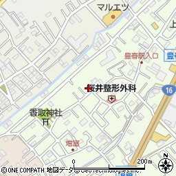 埼玉県春日部市増富51周辺の地図