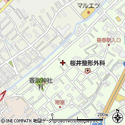 埼玉県春日部市増富51-7周辺の地図