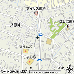 埼玉県春日部市一ノ割4丁目6-3周辺の地図