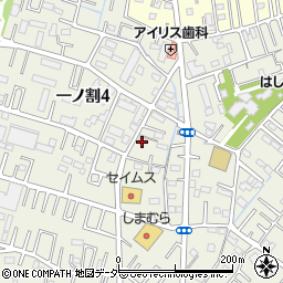 埼玉県春日部市一ノ割4丁目6-20周辺の地図