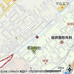 埼玉県春日部市増富7周辺の地図