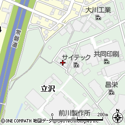 茨城県守谷市立沢2115-1周辺の地図