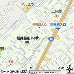 埼玉県春日部市増富99-1周辺の地図