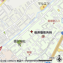 埼玉県春日部市増富51-8周辺の地図