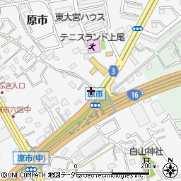 埼玉県上尾市原市3819-1周辺の地図