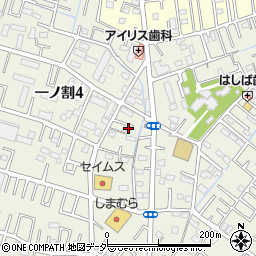埼玉県春日部市一ノ割4丁目6-23周辺の地図