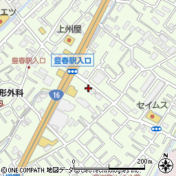 埼玉県春日部市増富337周辺の地図