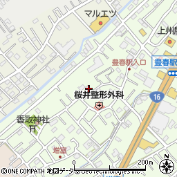 埼玉県春日部市増富42周辺の地図