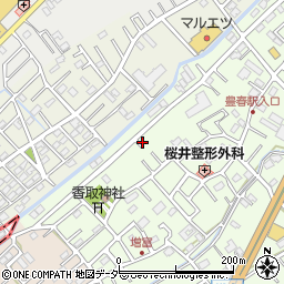 埼玉県春日部市増富49周辺の地図