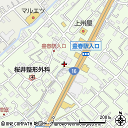 埼玉県春日部市増富108周辺の地図