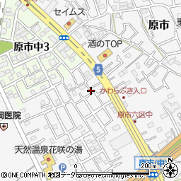 埼玉県上尾市原市640周辺の地図