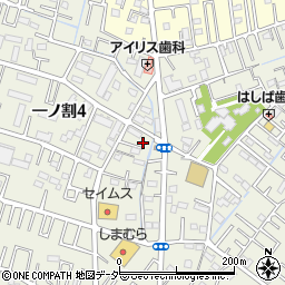 埼玉県春日部市一ノ割4丁目6-30周辺の地図