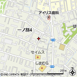 埼玉県春日部市一ノ割4丁目5-6周辺の地図
