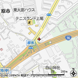 埼玉県上尾市原市3913周辺の地図