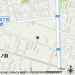 埼玉県春日部市一ノ割729-1周辺の地図