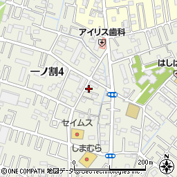 埼玉県春日部市一ノ割4丁目6-34周辺の地図
