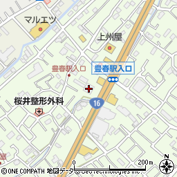 埼玉県春日部市増富110周辺の地図