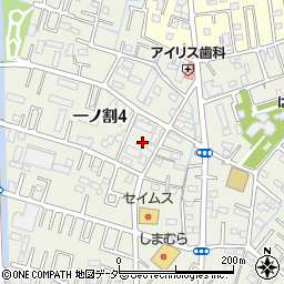 埼玉県春日部市一ノ割4丁目5周辺の地図