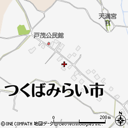 茨城県つくばみらい市戸茂330周辺の地図