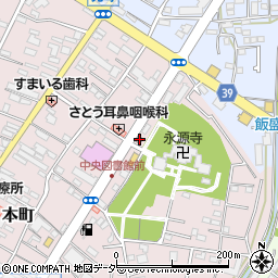 坂戸仲町郵便局周辺の地図