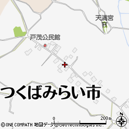 茨城県つくばみらい市戸茂331周辺の地図