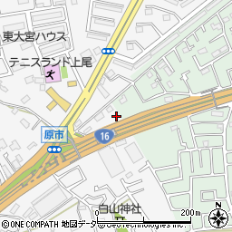 埼玉県上尾市原市3917-3周辺の地図