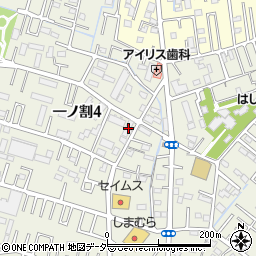 埼玉県春日部市一ノ割4丁目5-28周辺の地図