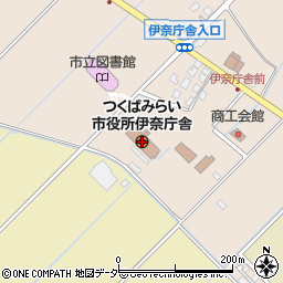 茨城県つくばみらい市周辺の地図
